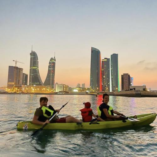 Kayaking in Bahrain Bay